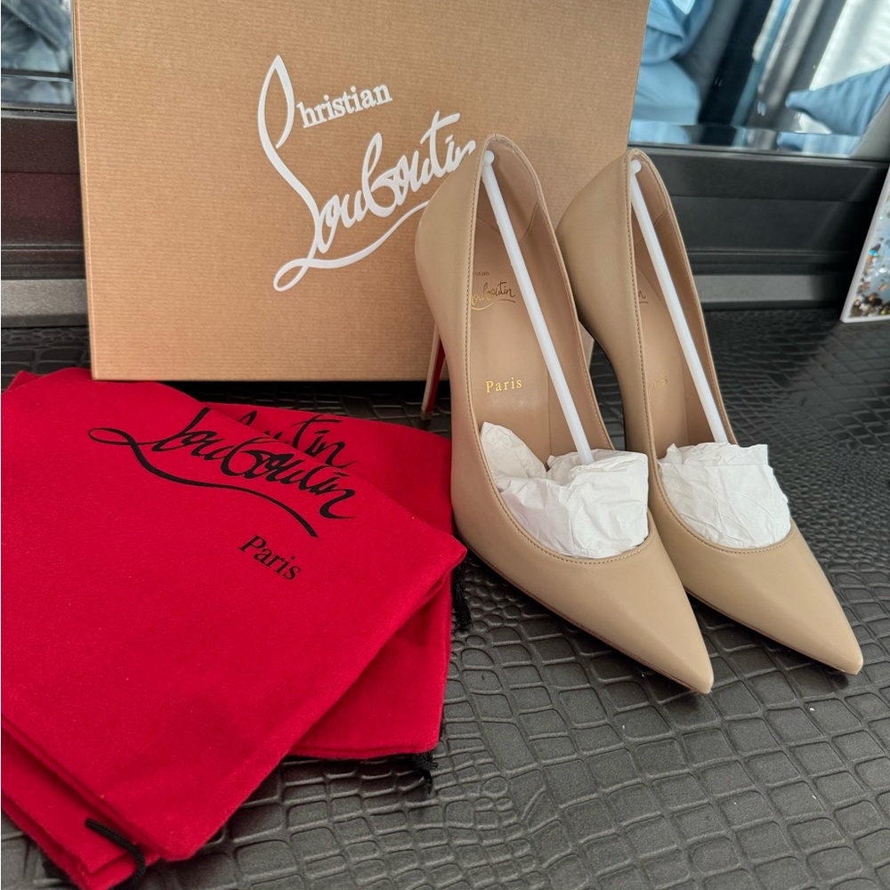 Christian Louboutin Kate Nude 100mm